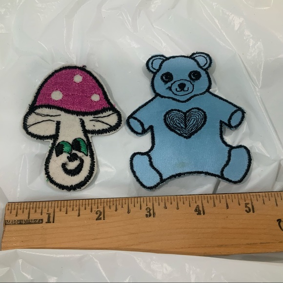 MOKOBOIZ Mushroom Embroidered Iron-On Patches - 3 Inch, Compostable Theme - View #8